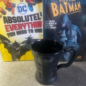 Batman Black Ceramic Mug and DC Books